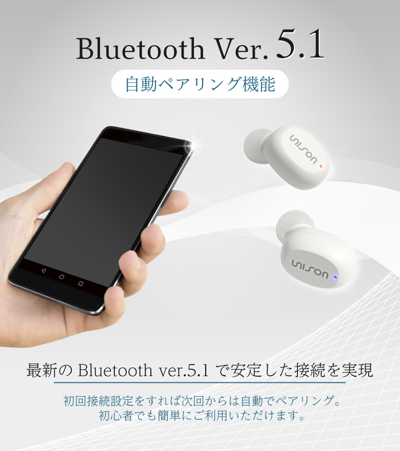 ワイヤレスイヤホン Bluetooth5.1 イヤホン iPhone 完全ワイヤレス 