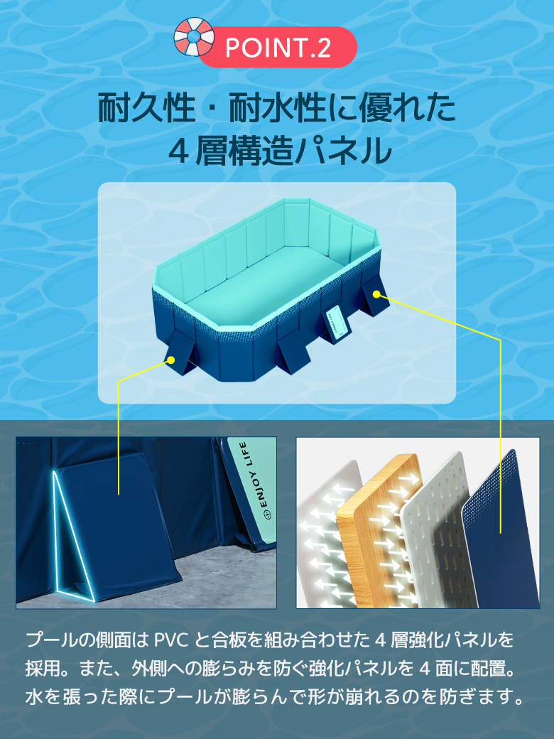 折りたたみプール