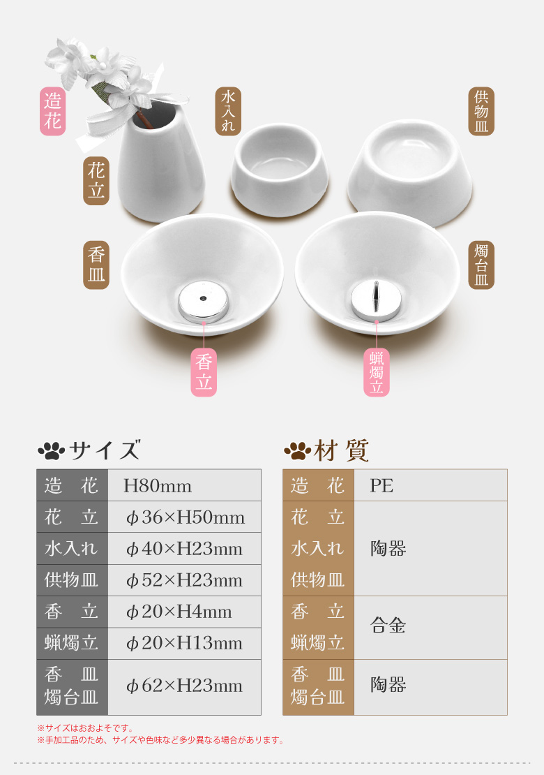 おうち型ペット仏壇セット