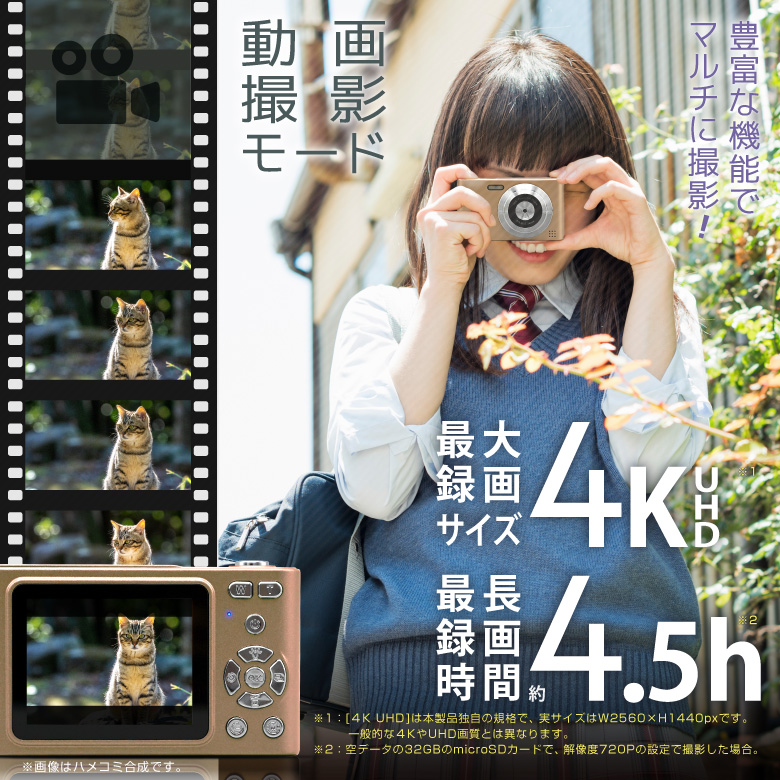 多機能デジタルカメラ