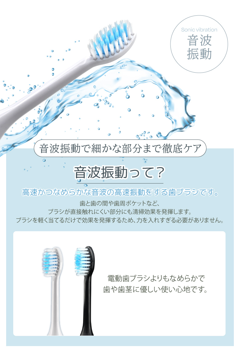 音波電動歯ブラシ