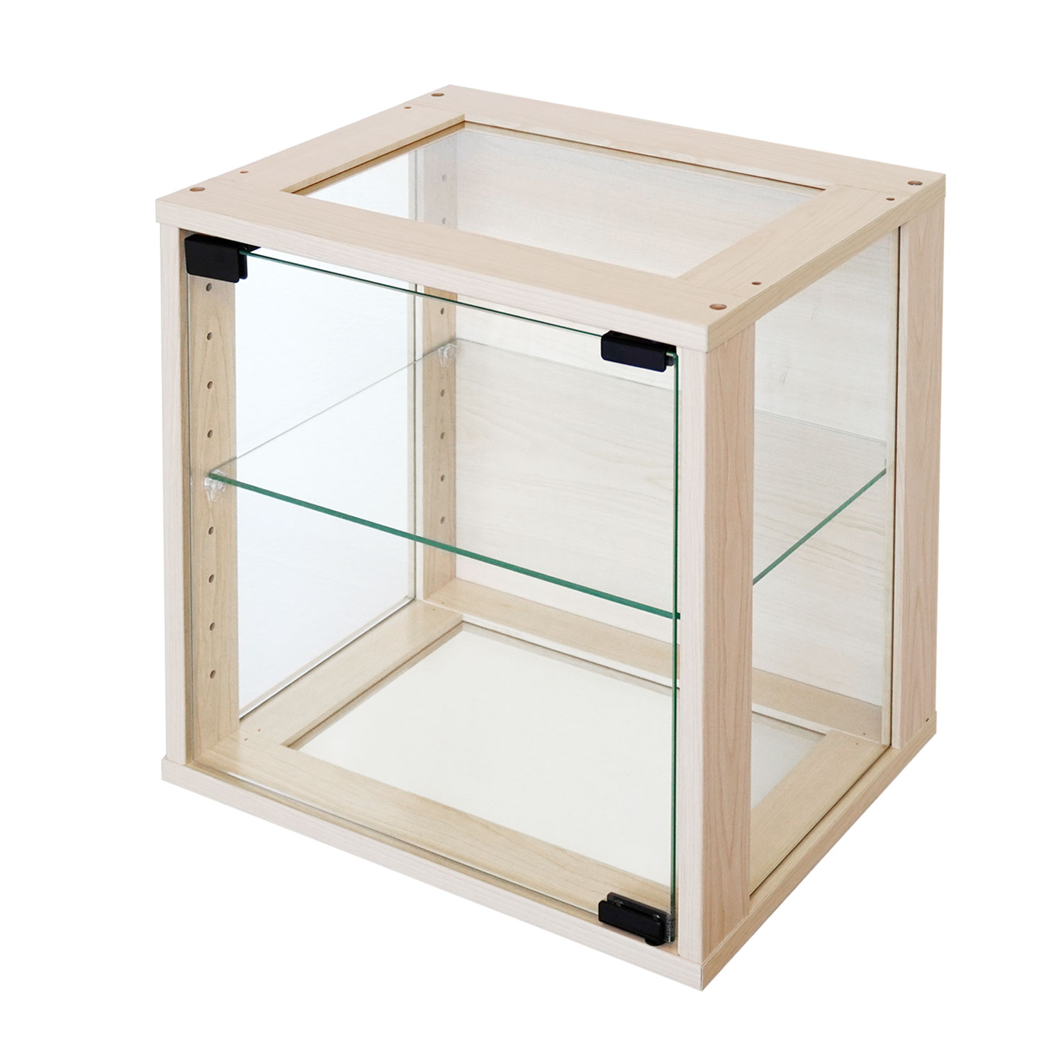 キューブボックス ガラス扉 側面・天板・地板ガラス タイプ cubebox 収納｜haconaka｜06