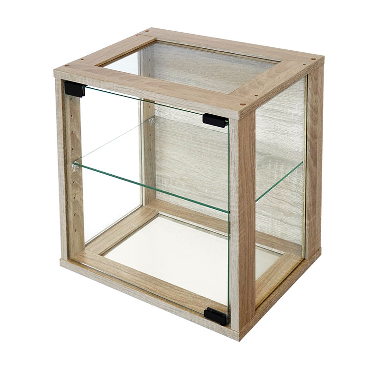 キューブボックス ガラス扉 側面・天板・地板ガラス タイプ cubebox 収納｜haconaka｜05