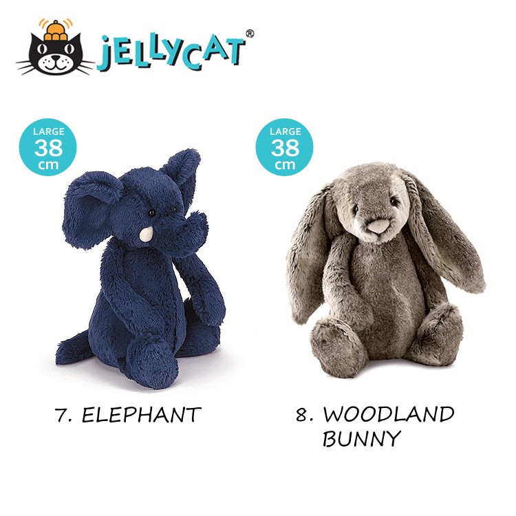 jellycat ぬいぐるみ ジェリーキャット M L 38cm 43cm : ハコナカ