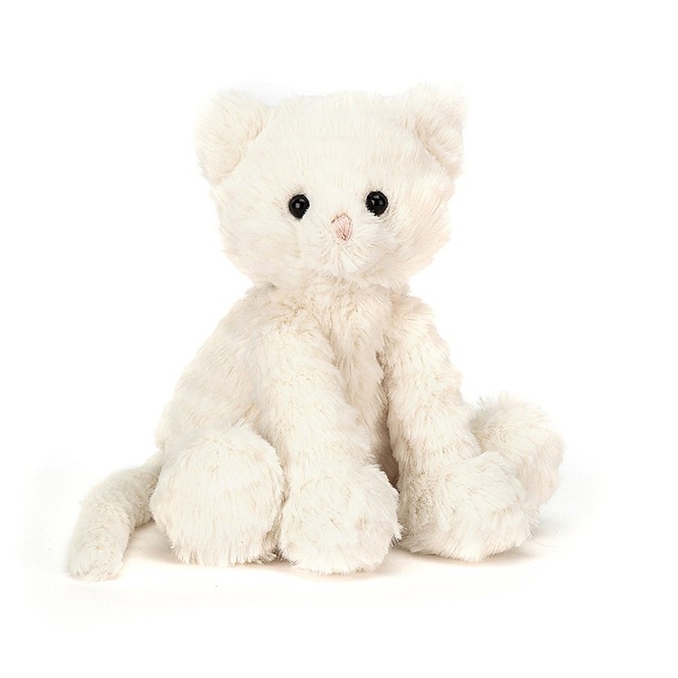 ジェリーキャット ネコ ぬいぐるみ バシュフルクリームキトン ホワイト Amazon.co.jp: JELLY CAT ジェリーキャット Bashuful Cream