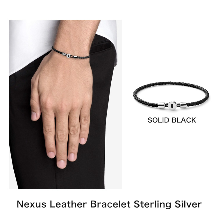 Miansai ミアンサイ ブレスレット メンズ  Nexus Leather Bracelet,Sterling Silver｜haconaka｜05