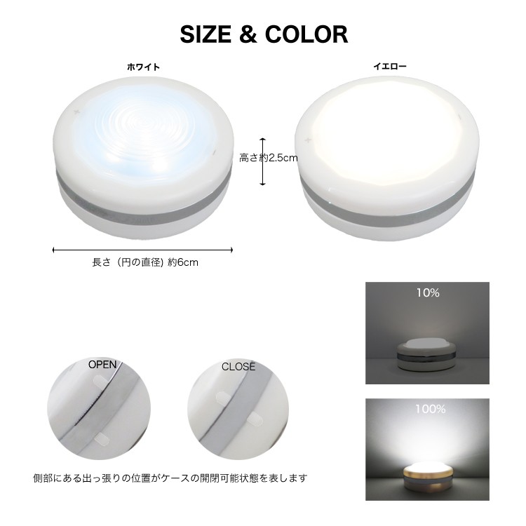 LED キャビネットライト 6個セット リモコン3つ付 Fulic 昼光色 電球色 :rtl-62:ハコナカ - 通販 - Yahoo!ショッピング