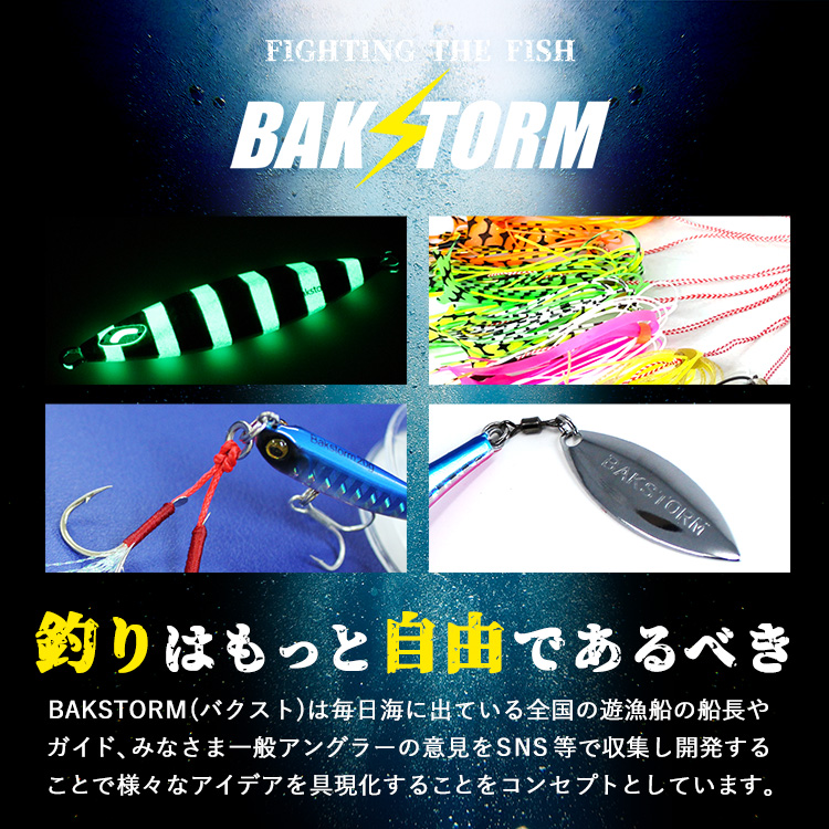 ボトムロケット タイプA 中通しテンヤ兼三角 お買い得9種セット タイラバ インチク テンヤ 300g タイラバヘッド BAKSTORM バクスト 真鯛 甘鯛の画像