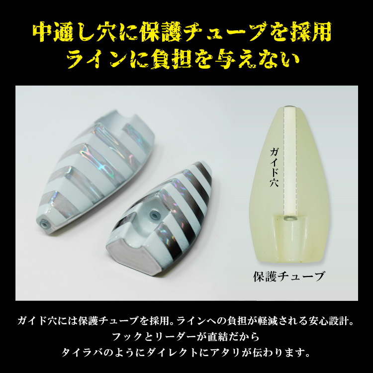 ボトムロケット タイプA 中通しテンヤ兼三角 お買い得9種セット タイラバ インチク テンヤ 300g タイラバヘッド BAKSTORM バクスト 真鯛 甘鯛の画像