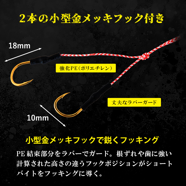 タイラバ ストライク玉 鉛タイプ ネクタイセット ヘッド 塗装 カラー