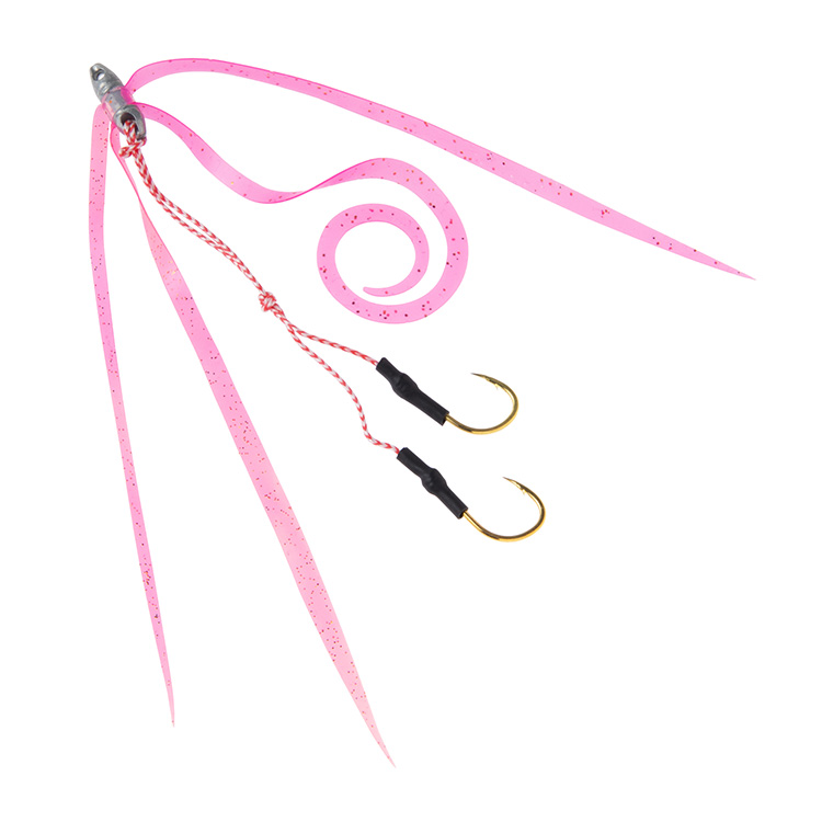 タイラバ シマノ バクバク スカートネクタイフックセット 釣具 タイラバ ネクタイ フック 2個付 長さ18mm 単品 スカート 交換用