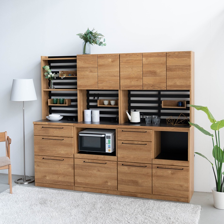 食器棚 キッチンボード レンジボード 台所収納 レンジ台 収納家具 日本