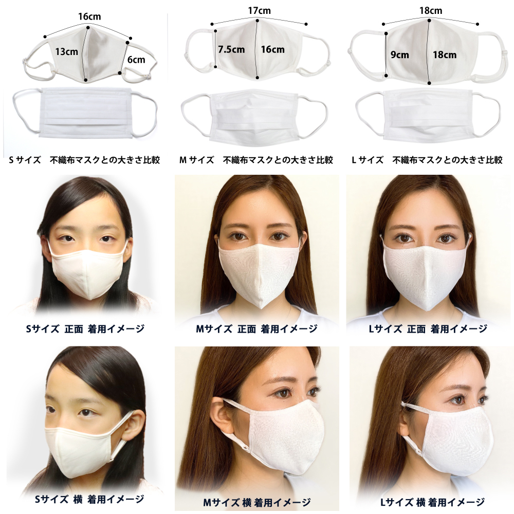 何度も洗って使える フェアリーシルクマスク