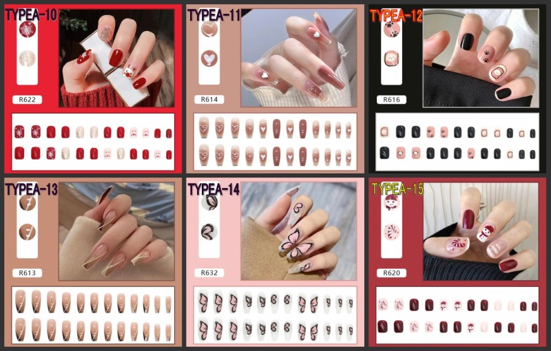 Qoo10] ネイルチップ シンプル つけ爪 偽爪 2