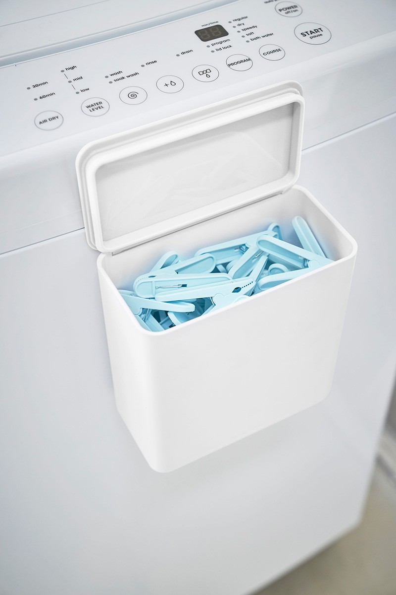 マグネット 洗剤 収納 蓋付き 強力マグネット ケース 洗濯機 冷蔵庫 横 収納 洗剤 おしゃれ 洗面所 隙間収納 小物収納 白黒 タワー Tower Tower 4266 Kurawanka 通販 Yahoo ショッピング