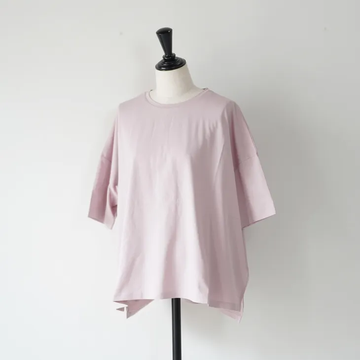 TUTIE. (ツチエ) | コットンソロナジャージープルオーバー (navy/brown/pink) | トップス Tシャツ 半袖 接触冷感 吸水速乾 UVカット TUTIE. (ツチエ) | コットンソロナジャージープルオーバー (navy