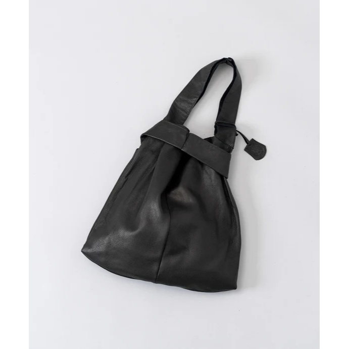 REN | 2wayレジブクロM / やぎ革・ベアー (black) レン シンプル