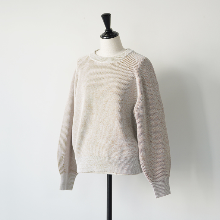 SALE セール】lelill (レリル) | ドライプレーティング畦プルオーバー