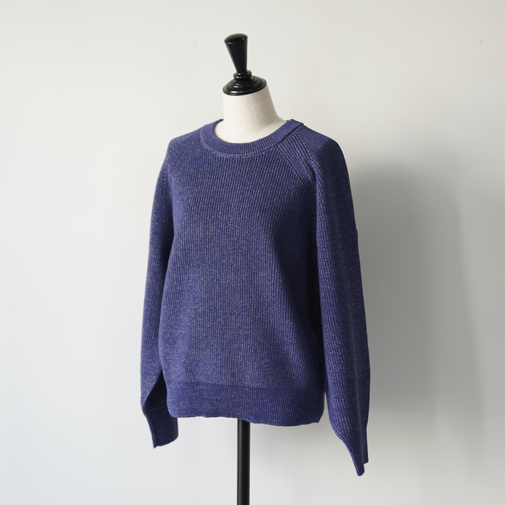 SALE セール】lelill (レリル) | ドライプレーティング畦プルオーバー