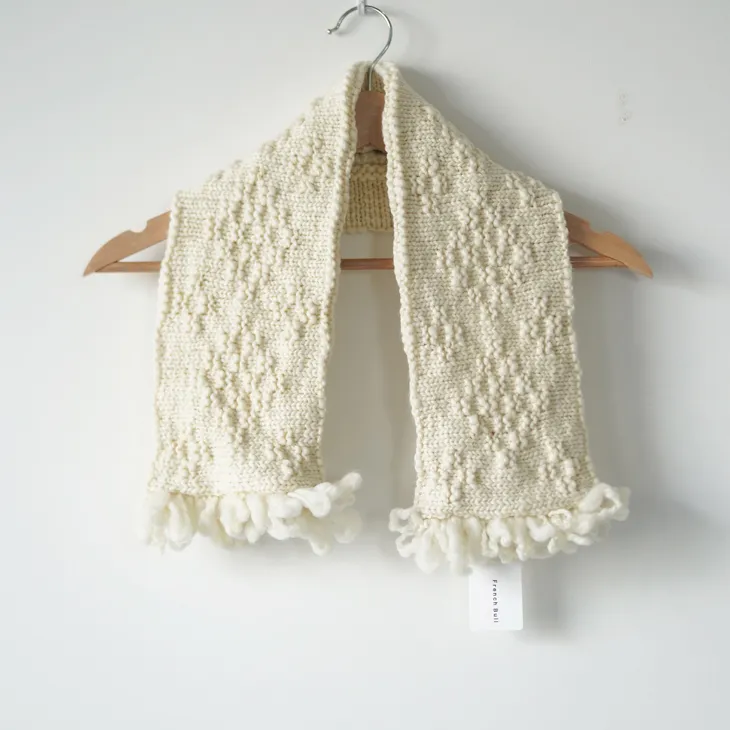 French Bull（フレンチブル） | ホープミニマフラー (ブルー/レッド