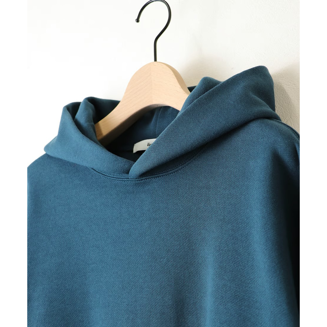 【SALE セール】amne (アンヌ) | FRENCH TERRY oval hoodie (marine) | size 1 / size 3 トップス シンプル ユニセックス パーカー amne (アンヌ) | FRENCH TERRY oval hoodie (marine) size 1 / 3