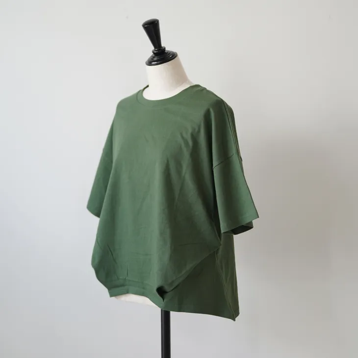 KELEN (ケレン) | HEM TUCK TOPS "STACY" (pale pink/navy/khaki) | トップス カットソー 裾タック 定番