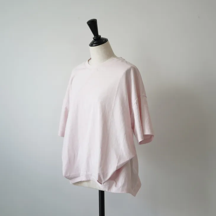 KELEN (ケレン) | HEM TUCK TOPS "STACY" (pale pink/navy/khaki) | トップス カットソー 裾タック 定番