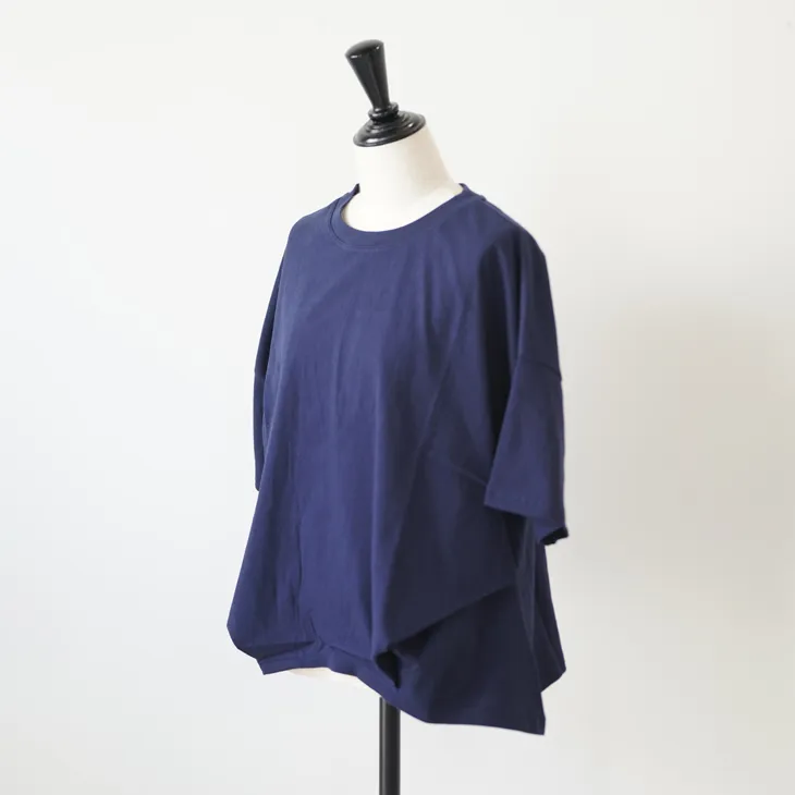 KELEN (ケレン) | HEM TUCK TOPS "STACY" (pale pink/navy/khaki) | トップス カットソー 裾タック 定番