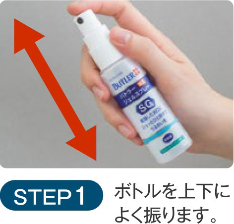 バトラージェルスプレーの使い方1
