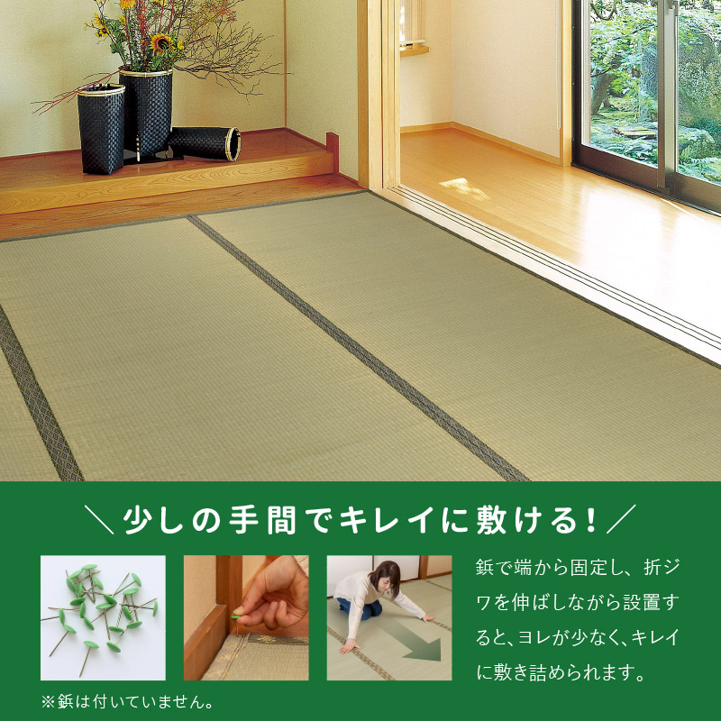 無料サンプルあり カーペット い草 10畳 10帖 440×352cm 畳の上に敷く