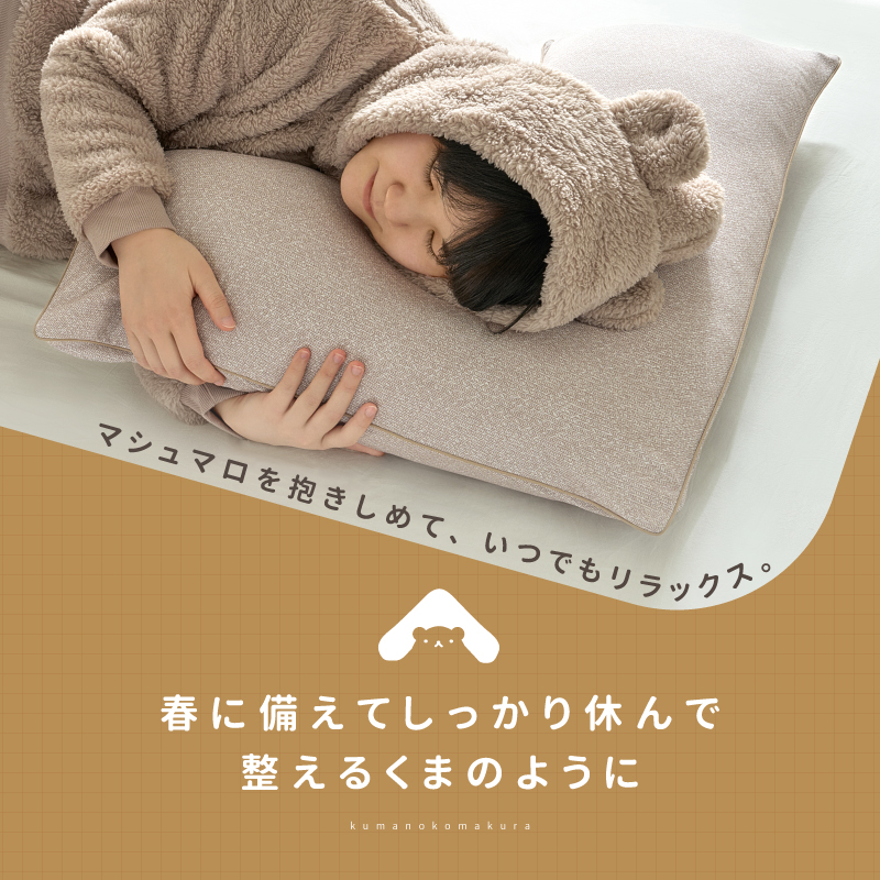 HAGiHARA（萩原） 枕 カバー付 洗える パイプ まくら ピロー