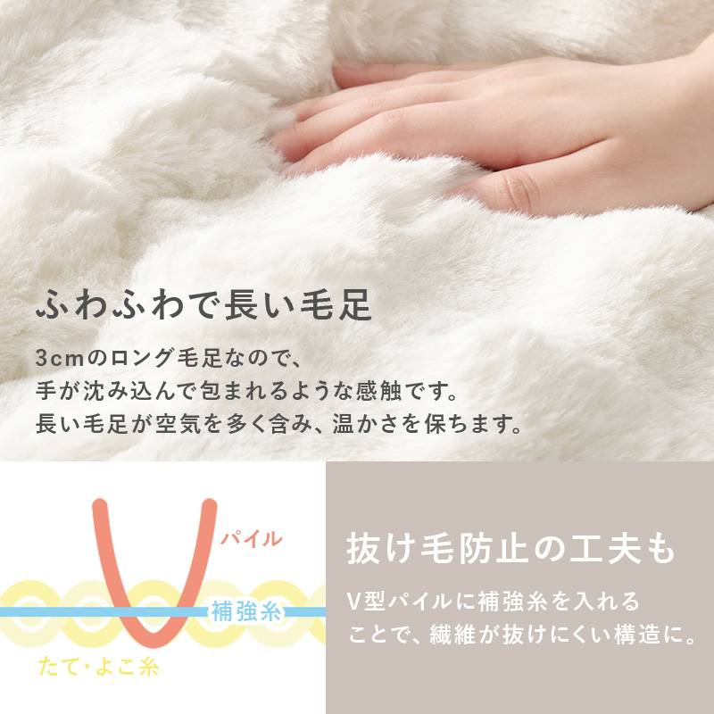 Amazon｜[Hagihara] こたつ掛け布団 ルナ アイボリー 約190