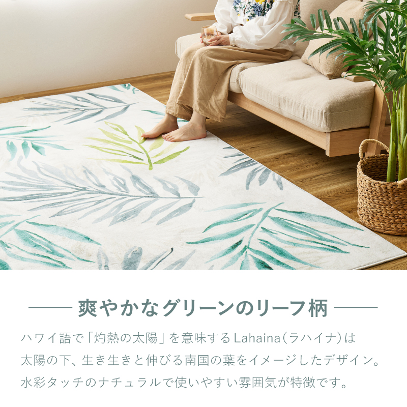 HAGiHARA（萩原） ラグ マット カーペット 5畳 230×330cm 大判 洗える
