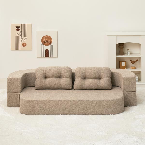 HAGiHARA（萩原） ソファーベット ローソファ フロアソファ ソファ