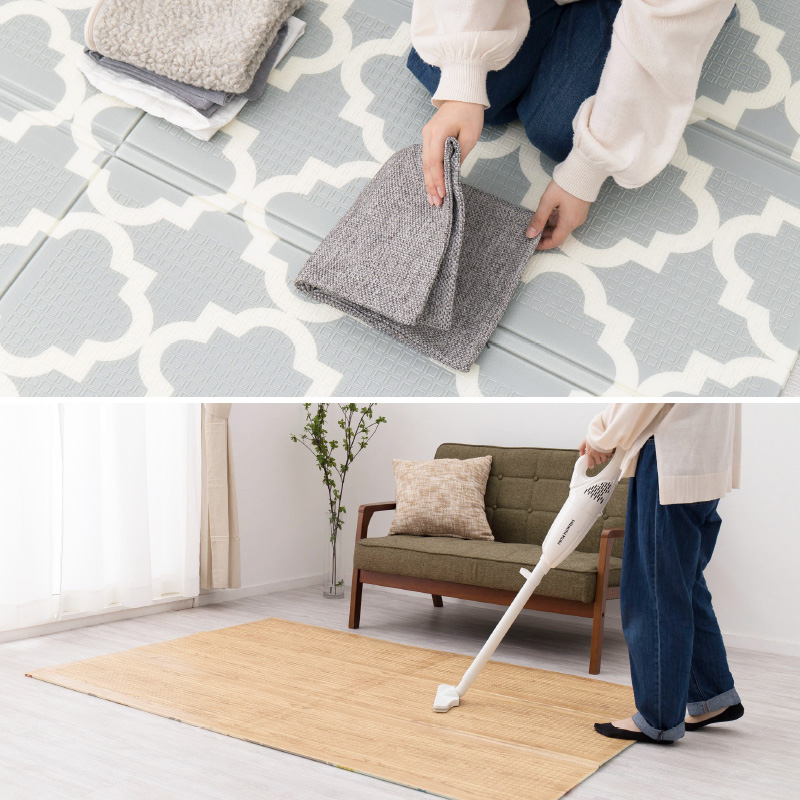 HAGiHARA（萩原） ラグ マット プレイマット 3畳 178cm×196cm L