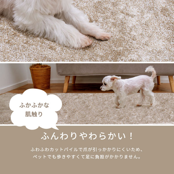 ラグ カーペット 消臭 抗菌 アース 防ダニ 日本製 10畳 江戸間 10帖 352×440cm 絨毯 ペット 犬 猫 リクリア｜hagihara6011｜17