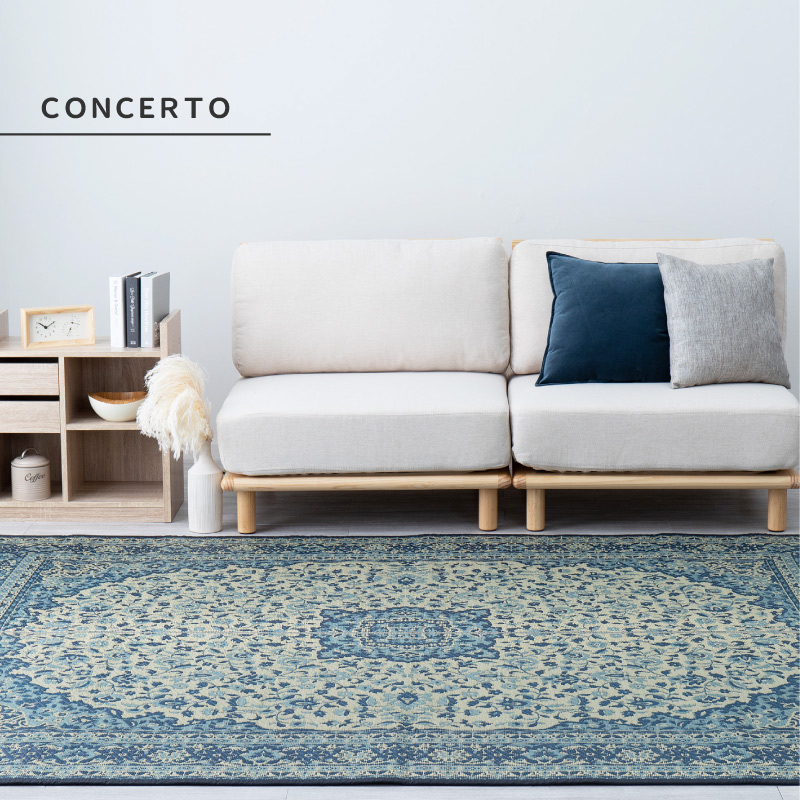 ラグ カーペット い草 3畳 191×250c...の詳細画像1