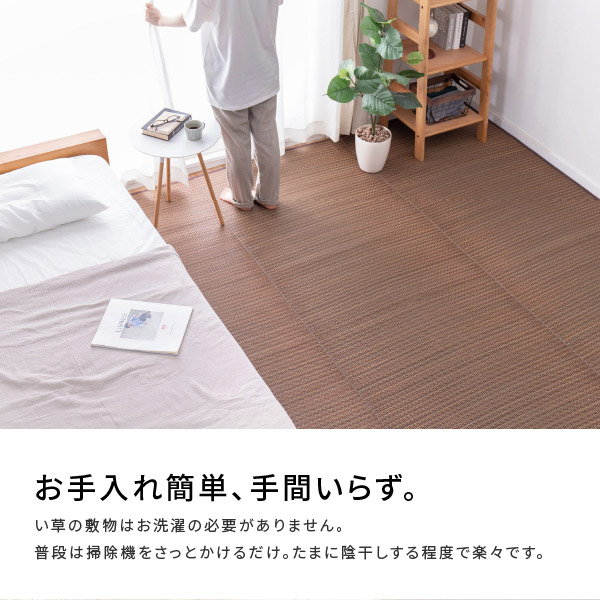 カーペット い草 6畳 6帖 261×352c...の詳細画像4