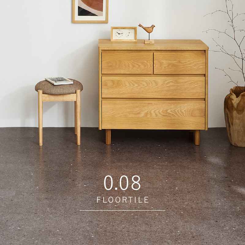 HAGiHARA（萩原） 置くだけ フロアタイル モルタル 大理石調 超薄型