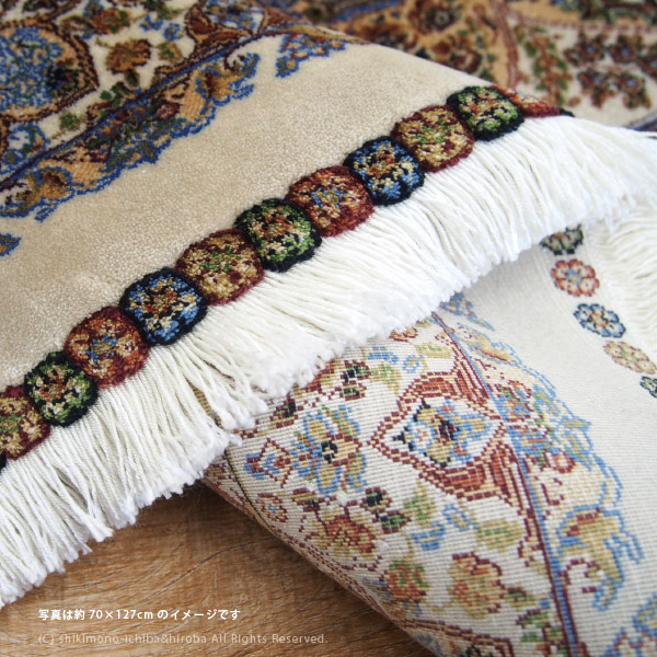 ラグ カーペット 絨毯 6畳弱 344×250cｍ アンティーク クラシック ベルギー製 ウィルトン織 高級カーペット 1203｜hagihara6011｜13