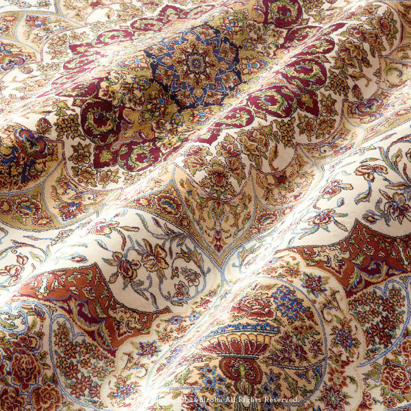ラグ カーペット 絨毯 6畳弱 344×250cｍ アンティーク クラシック ベルギー製 ウィルトン織 高級カーペット 1203｜hagihara6011｜04