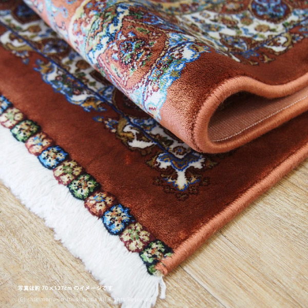 ラグ カーペット 絨毯 6畳弱 344×250cｍ アンティーク クラシック ベルギー製 ウィルトン織 高級カーペット 1203｜hagihara6011｜10