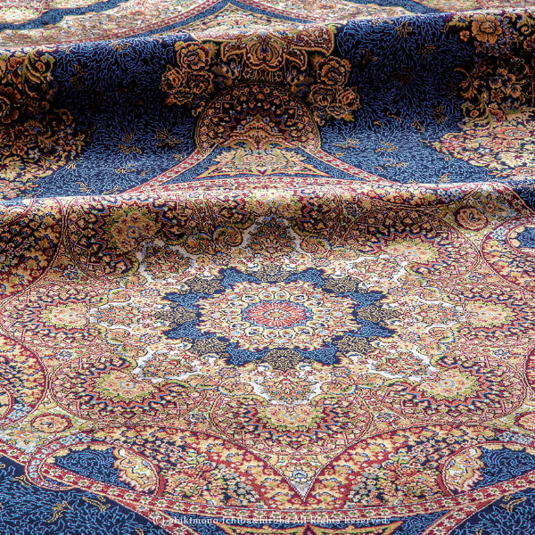 ラグ カーペット 絨毯 6畳弱 240×330cm 大きめ 洋風 豪華 繊細柄 王室調 ウィルトン織 2073｜hagihara6011｜04