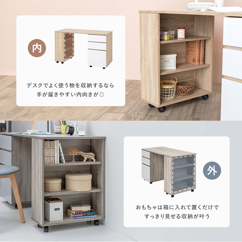 学習机、ベットセット HAGiHARA（萩原） システムベッド ロフトベッド 子供 ロータイプ 子供