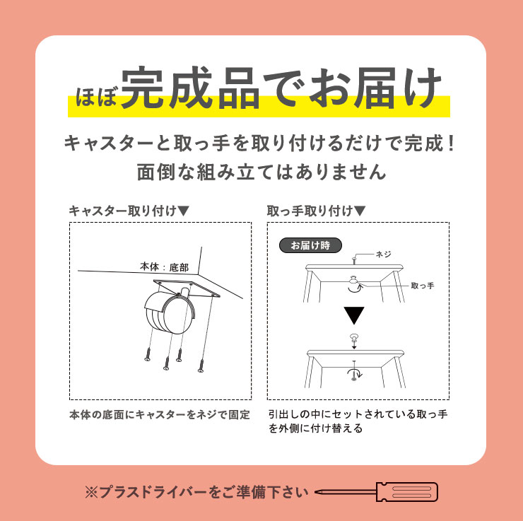 ドレッサー おしゃれ デスク 一面鏡 化粧台 鏡台 コスメワゴン キャスター付き スリム おしゃれ 大容量 かわいい 白 ホワイト 木製 本体完成品｜hagihara6011｜03