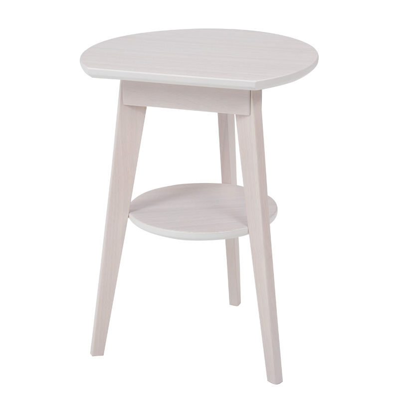 サイドテーブル テーブル おしゃれ 北欧 スリム 丸 白 収納 ベッドサイドテーブル ナイトテーブル ベッドテーブル 丸テーブル 壁付け 木製 軽量  机 幅40cm