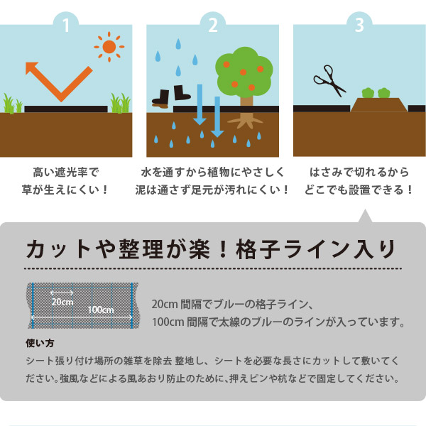 防草シート 両面仕様透水タイプ 幅2×長さ100m ホワイト ブラック 雑草 果物 果実 色付き抜群 家庭菜園 アグリシートR リバーシブル  BW2415