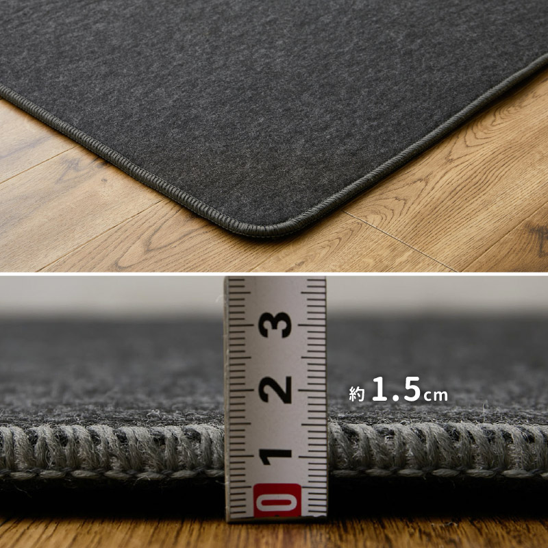 ホットカーペット 本体 3畳 195×235cm 日本製 防音 暖房面切り替え 6