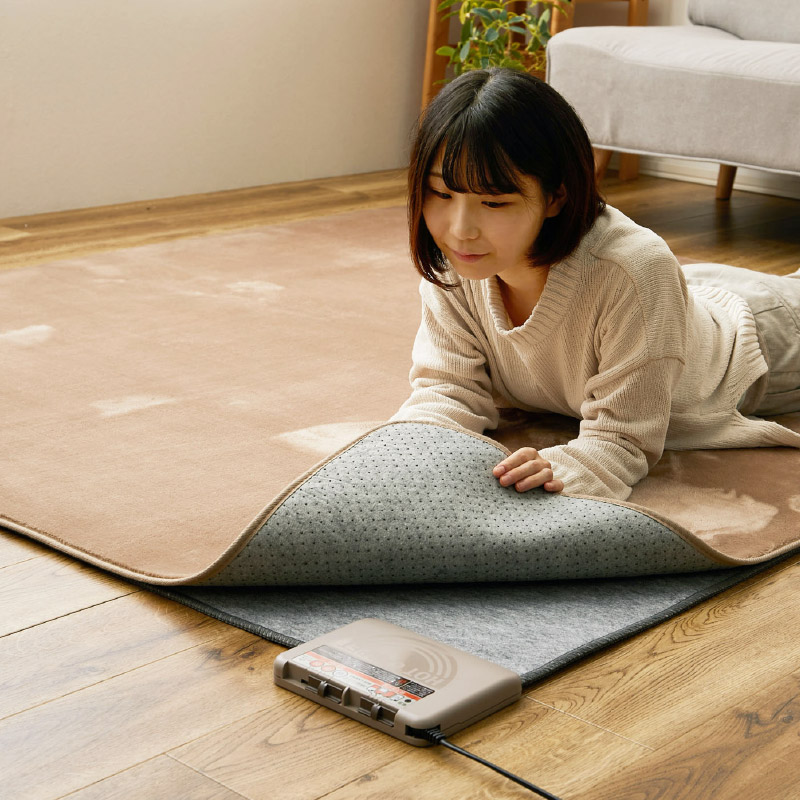 ホットカーペット 本体 3畳 195×235cm 日本製 暖房面切り替え 6時間