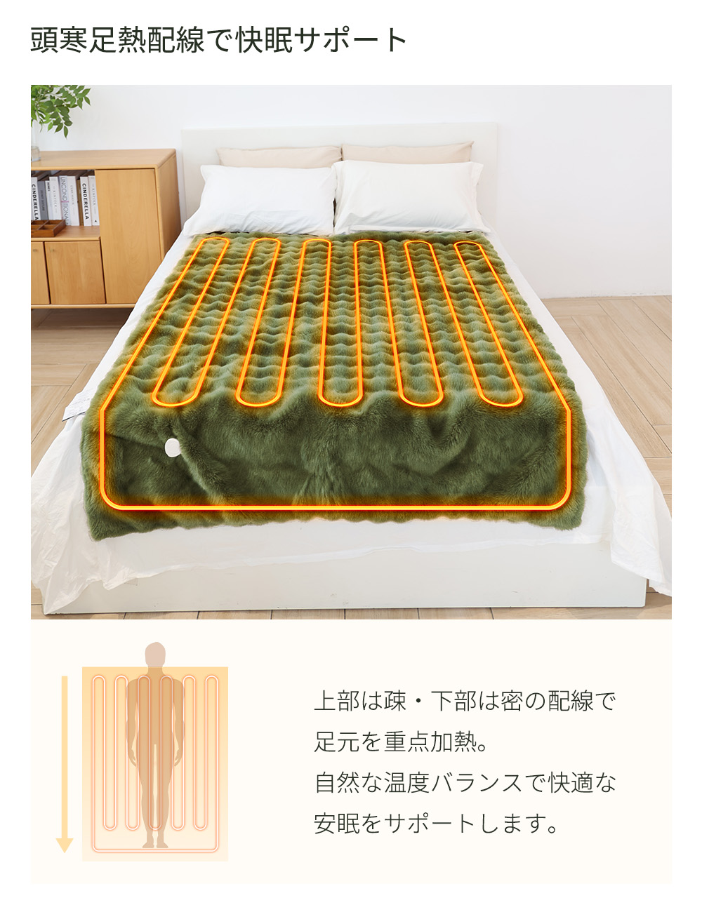 HAGOOGI 最長寒波応援セール7980円【雑誌掲載】HAGOOGI 電気毛布 掛け